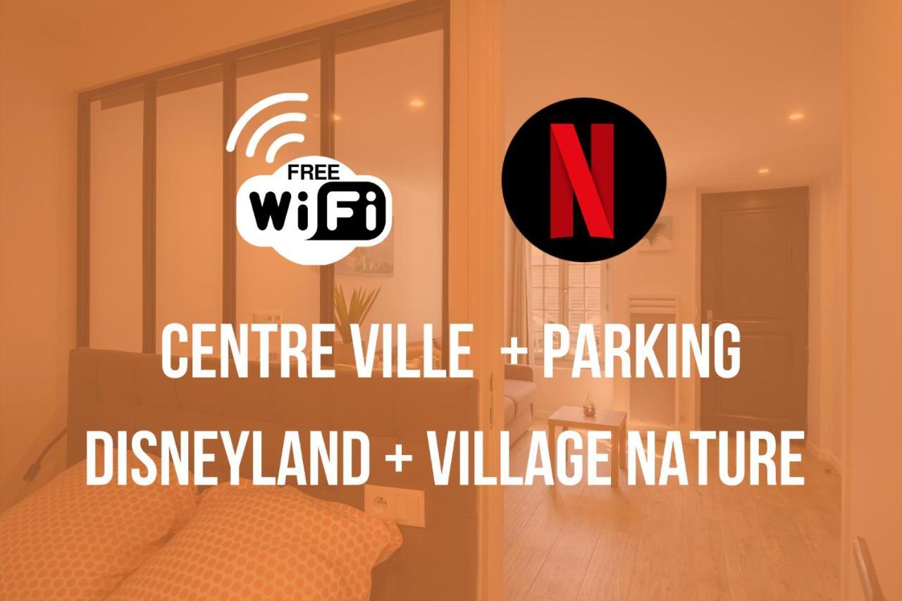 Self Checkin Automatique - 9 Min Disney - Le Zen - Cosyrenting วิลเนิฟ-เลอ-กงต์ ภายนอก รูปภาพ